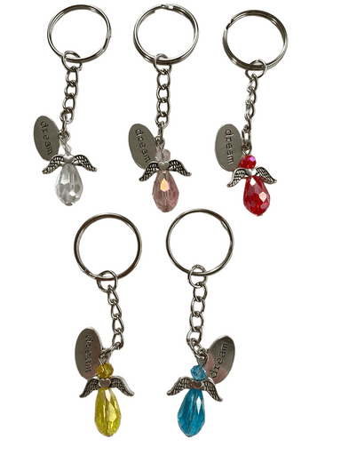 Oval Dream Angel key rings