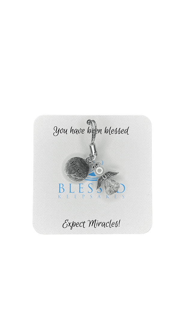 hope zipper charm
