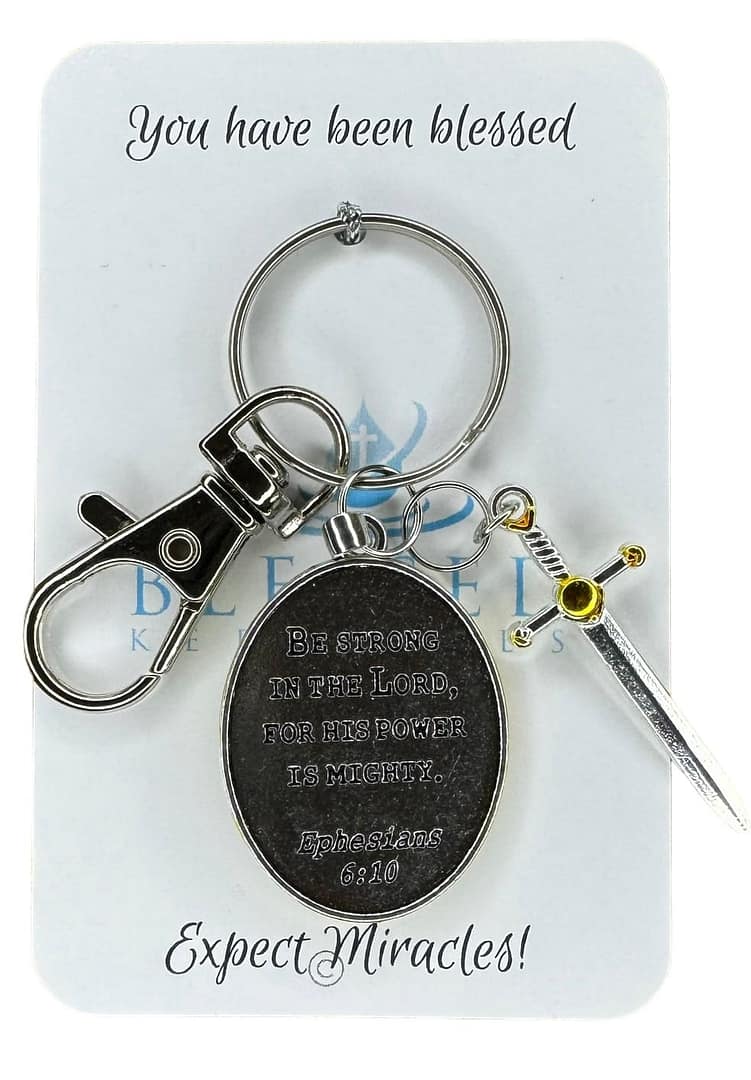 Archangel Michael key ring